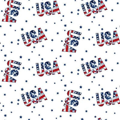 Wings of Freedom - 1535-07 USA Tossed - Henry Glass Fabrics