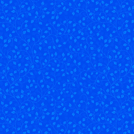 Illusions Colours - 21520Y - Leafy Vine Royal - QT Fabrics