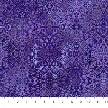 Marrakech - 26820-88 - Foulards Purple - Northcott Fabrics