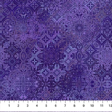 Marrakech  - 26820-88 - Foulards Purple - Northcott Fabrics