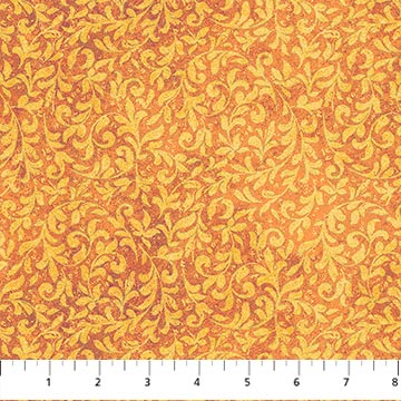 Marrakech - 26821-54 - Scroll Ochre - Northcott Fabrics