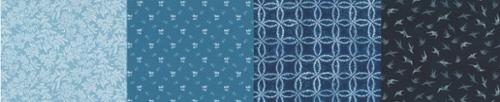 50 Years of Moda - 33800-14 - Indigo - Moda Fabrics