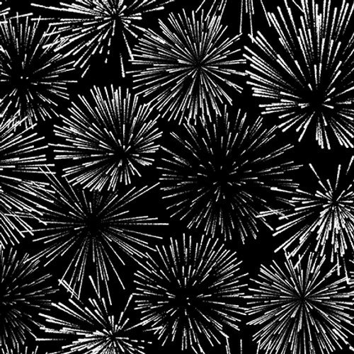 Let's Glow Crazy - 3949G-99 - Starbursts - Blank Quilting