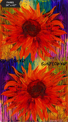 Wildflower  - 40077-38 - Sunflower - Northcott Fabrics