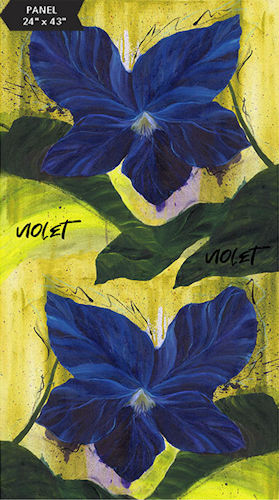 Wildflower  - 40078-52 - Violet - Northcott Fabrics