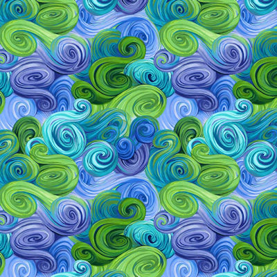 Spirit of the Wolf - 7213-76 - Swirl - Studio E Fabrics