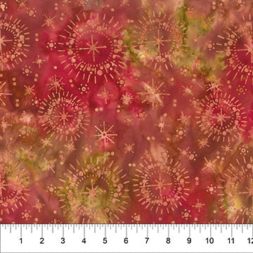 Quilting is My Voice  - 83143-380 Burst Redwood - Northcott Fabrics