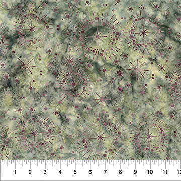 Quilting is My Voice - 83143-77 Burst Artichoke - Northcott Fabrics