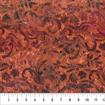 Change in Seasons - 83430-38 Swirl Rust - Northcott Fabrics