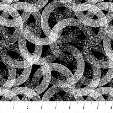 Affinity - 10360-98 Black - Northcott Fabrics