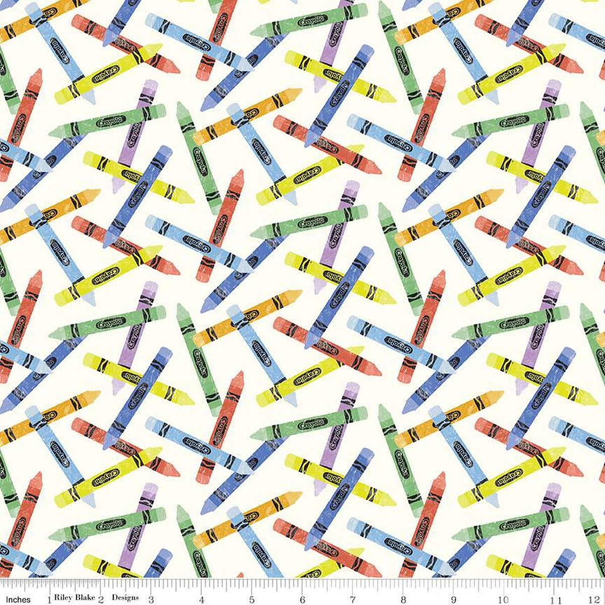 New Box of Crayons - C16513-Cloud - Crayon Toss Cloud - Riley Blake Designs