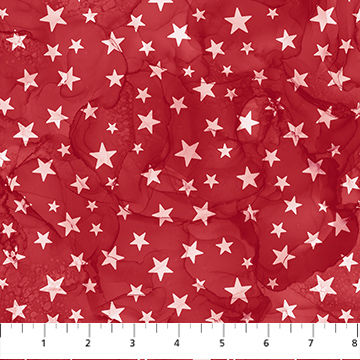 Patriot - DP25545-24 - Red Stars - Northcott Fabrics