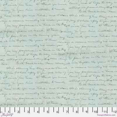 Blue Palette - PWTH284.blue - Blue Script - FreeSpirit Fabrics