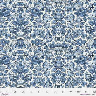 Indigo Palette - PWTH277.indigo - Indigo Wallpaper - FreeSpirit Fabrics