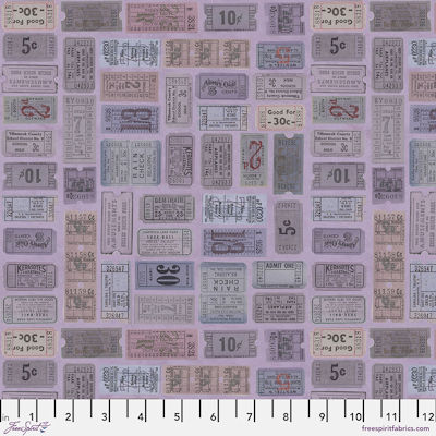 Purple Palette - PWTH302.purple - Purple Tickets - FreeSpirit Fabrics