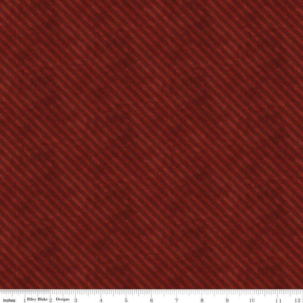 Naughty or Nice - C16265-Red - Ticking - Riley Blake Designs