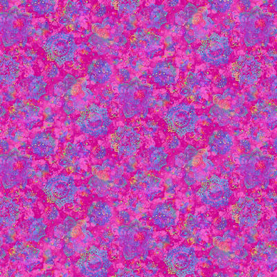 Prism - CD2841 Magenta - Mini Medallions - Timeless Treasures