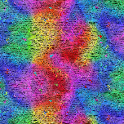 Prism - CD2845 Bright - Bright Geo Kite Shape - Timeless Treasures