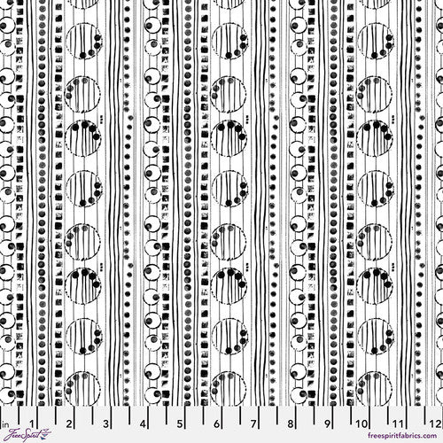 Cool Breeze - PWKP048.White Fair - White - Free Spirit Fabrics