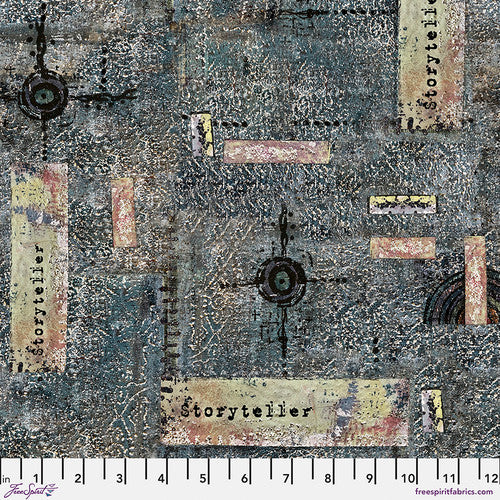 Storyboard  PWSE008.frost - Storyteller - Frost - Free Spirit Fabrics