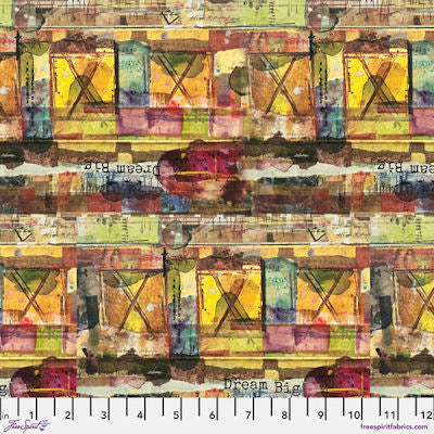 PWSE017.kaleidoscope- Dream Big - Live Out Loud - Free Spirit Fabrics