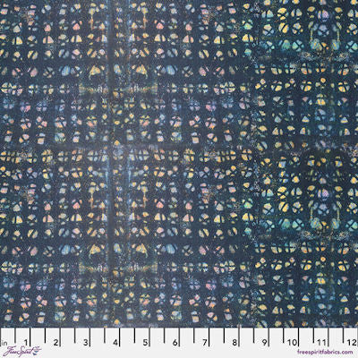 PWSE025.indigo - Whirl - Live Out Loud - Free Spirit Fabrics