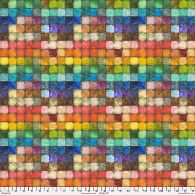 Colorblock  PWTH180.Multi - Tiled - Free Spirit Fabrics