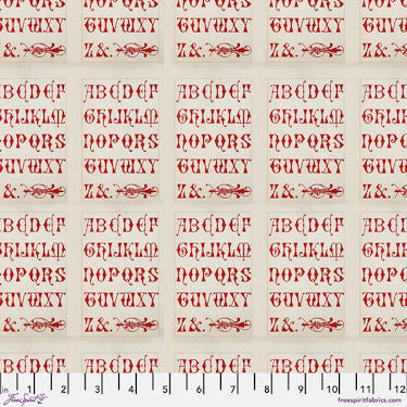 Red Palette - PWTH224.red - Typography - Free Spirit Fabrics