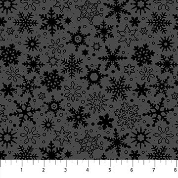 Snowfall Black 10011-99 Basically Black & White
