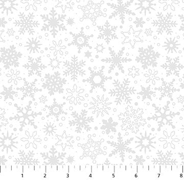 Snowfall Silver Metallic 10011M-10 Basically Black & White