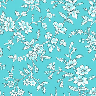 Queen Annes Lace  Teal - 10163-84 - Garden Party