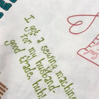 2021 Shop Hop Fabric - Light Phrases - QT Fabrics