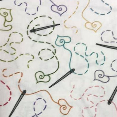 Light Stitching - 2021 Shop Hop Fabric - QT Fabrics