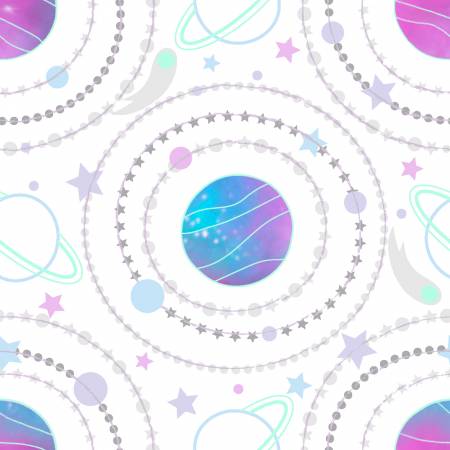 Starlight - 18054-Wht - Star Solar System Glitter - 3 Wishes