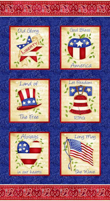 Land of the Free 1827-87 Blocks - Henry Glass Fabrics