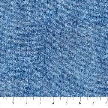 Singin' The Blues - 24330-44 - Grunge Denim - Northcott Fabrics