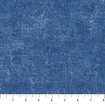 Singin' The Blues - 24332-45 - Stonewashed Denim - Northcott Fabrics