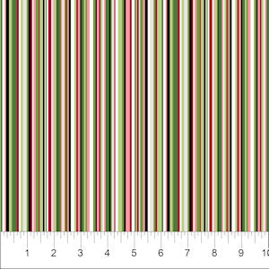 Bloom - 25199-10 Barcode Stripe on White - Northcott