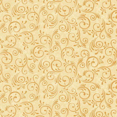 Swirls on Cream - 2669-33 Cream - Pumpkin Harvest
