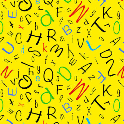 28210S Alphabet Toss Yellow - Alphabet Soup