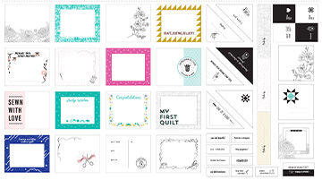 Quilt Labels - Panel