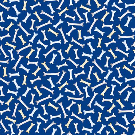 Think Pawsitive - Blue Dog Bones - 9732B-55