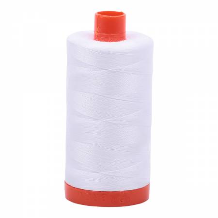 A1050-2024 White Aurifil 50wt thread