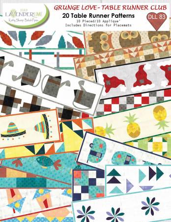 Grunge Love Table Runner Club Book