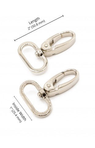 Swivel Snap Hook - 1 - Nickel – Quilters Candy Shoppe