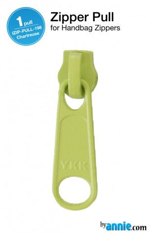 Individual Zipper Pull - Chartreuse
