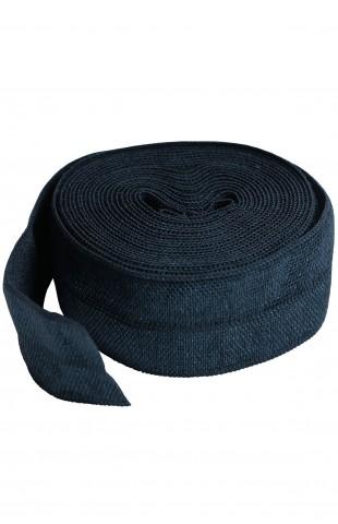 Fold-over Elastic, 20mm - Navy
