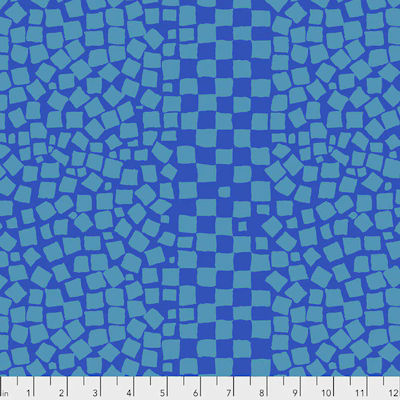 Kaffe Fassett Collective Spring 2021 PWBM073-Aqua Free Spirit Fabrics