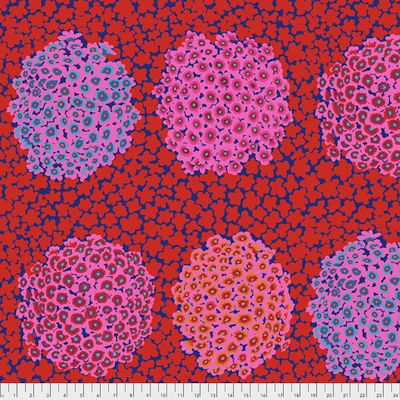 Kaffe Fassett Collective Spring 2021 PWGP180-Red Free Spirit Fabrics