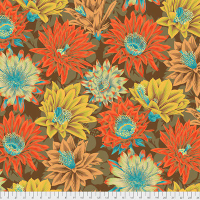 Kaffe Fassett Collective Spring 2021 PWPJ096-Brown Free Spirit Fabrics